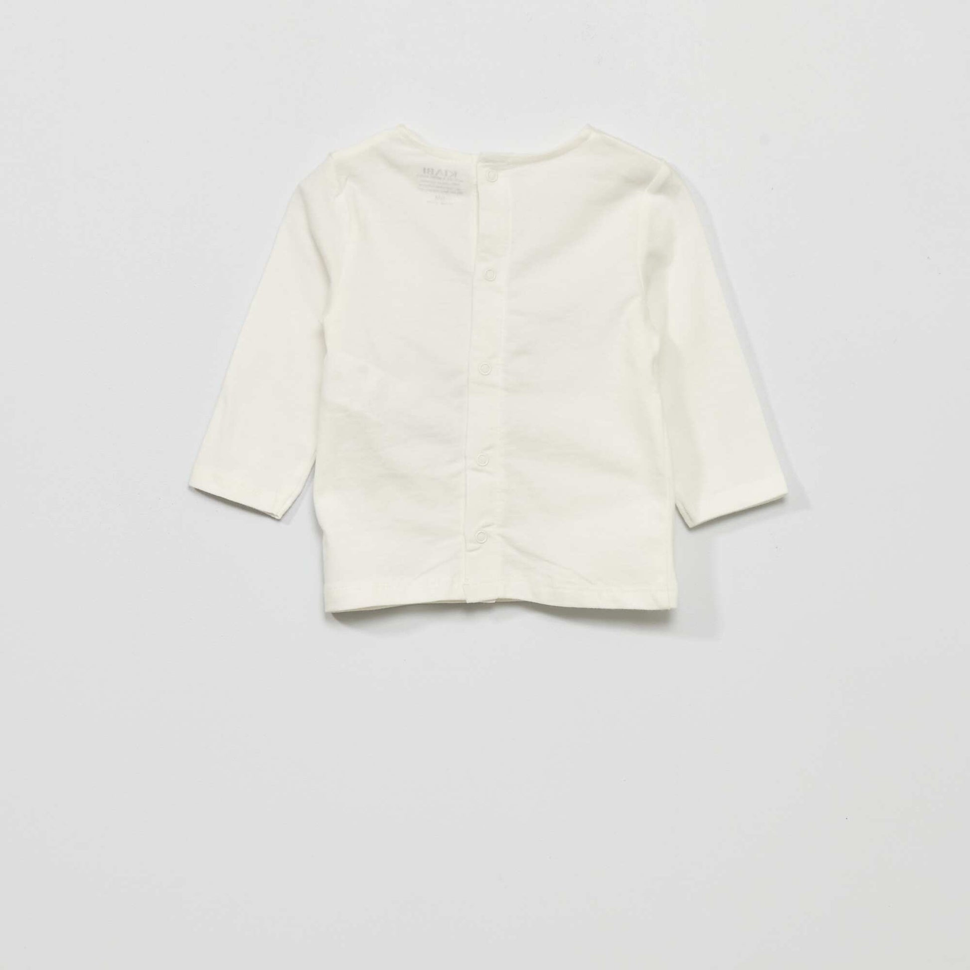 T-shirt manches longues Blanc