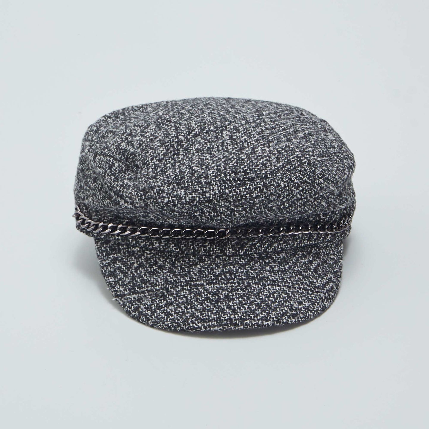 Casquette style 'baker boy' Noir