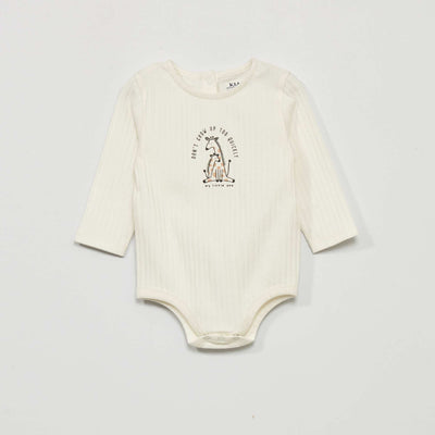 Body manches longues Ecru