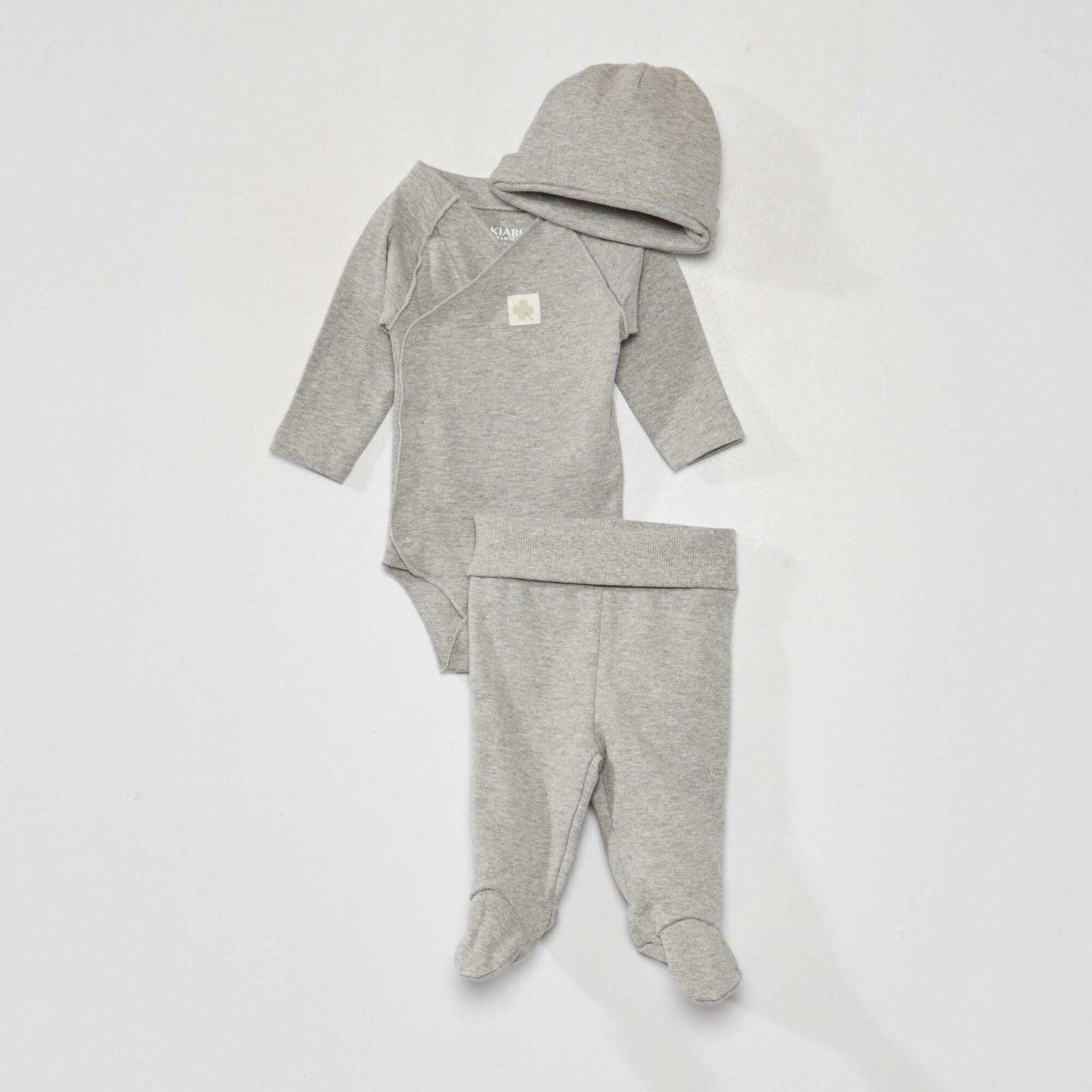 Ensemble body + legging + bonnet - 3 pièces Gris