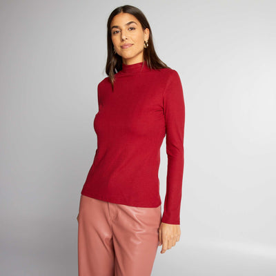 Sous-pull en maille c tel e Rouge