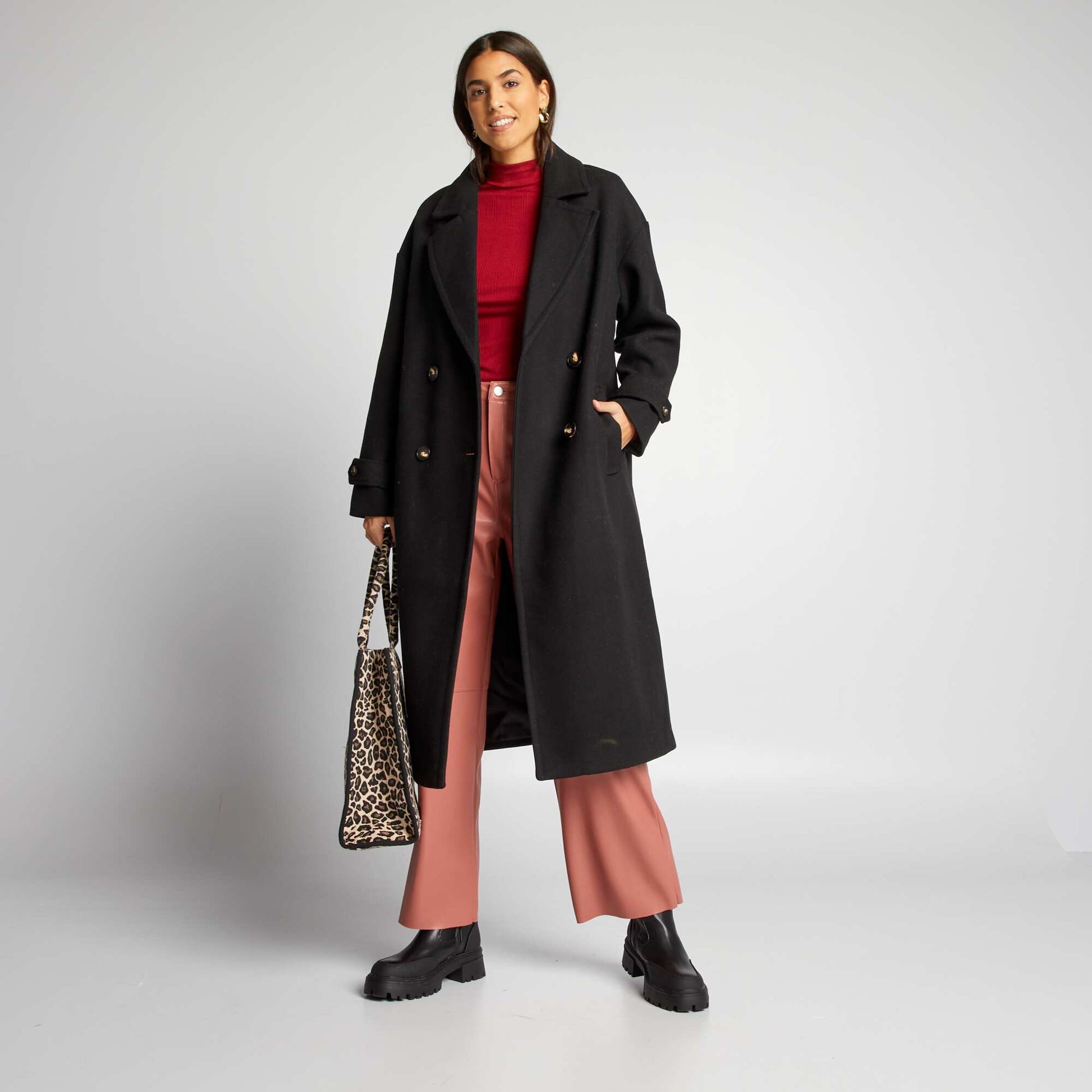 Sous-pull en maille c tel e Rouge