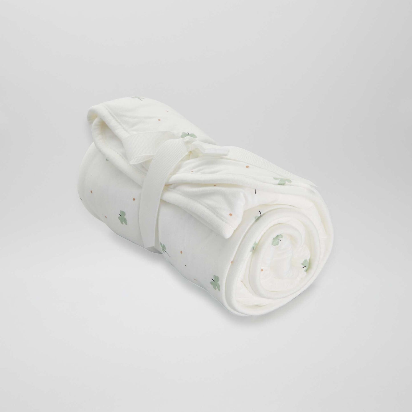 Couverture petit format en polaire Blanc