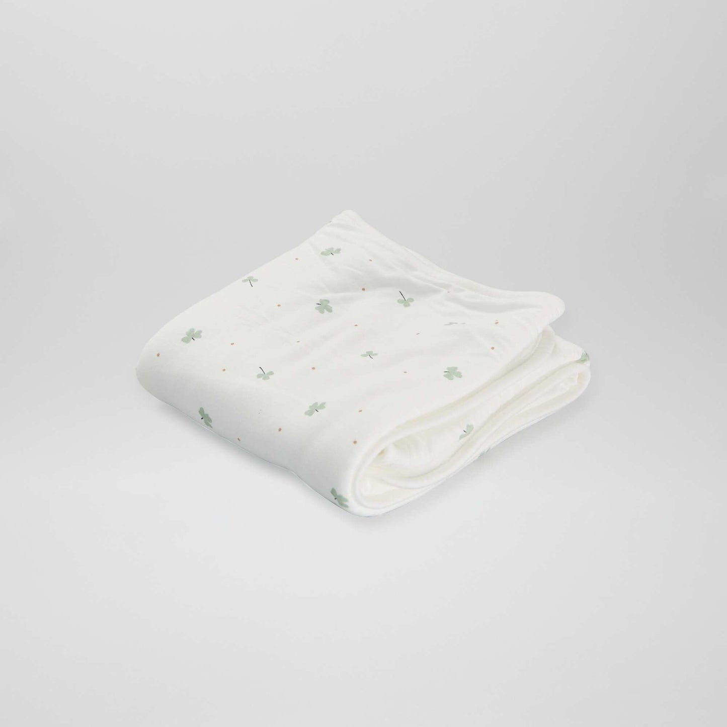 Couverture petit format en polaire Blanc