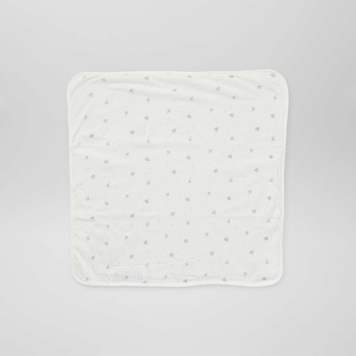 Couverture petit format en polaire Blanc