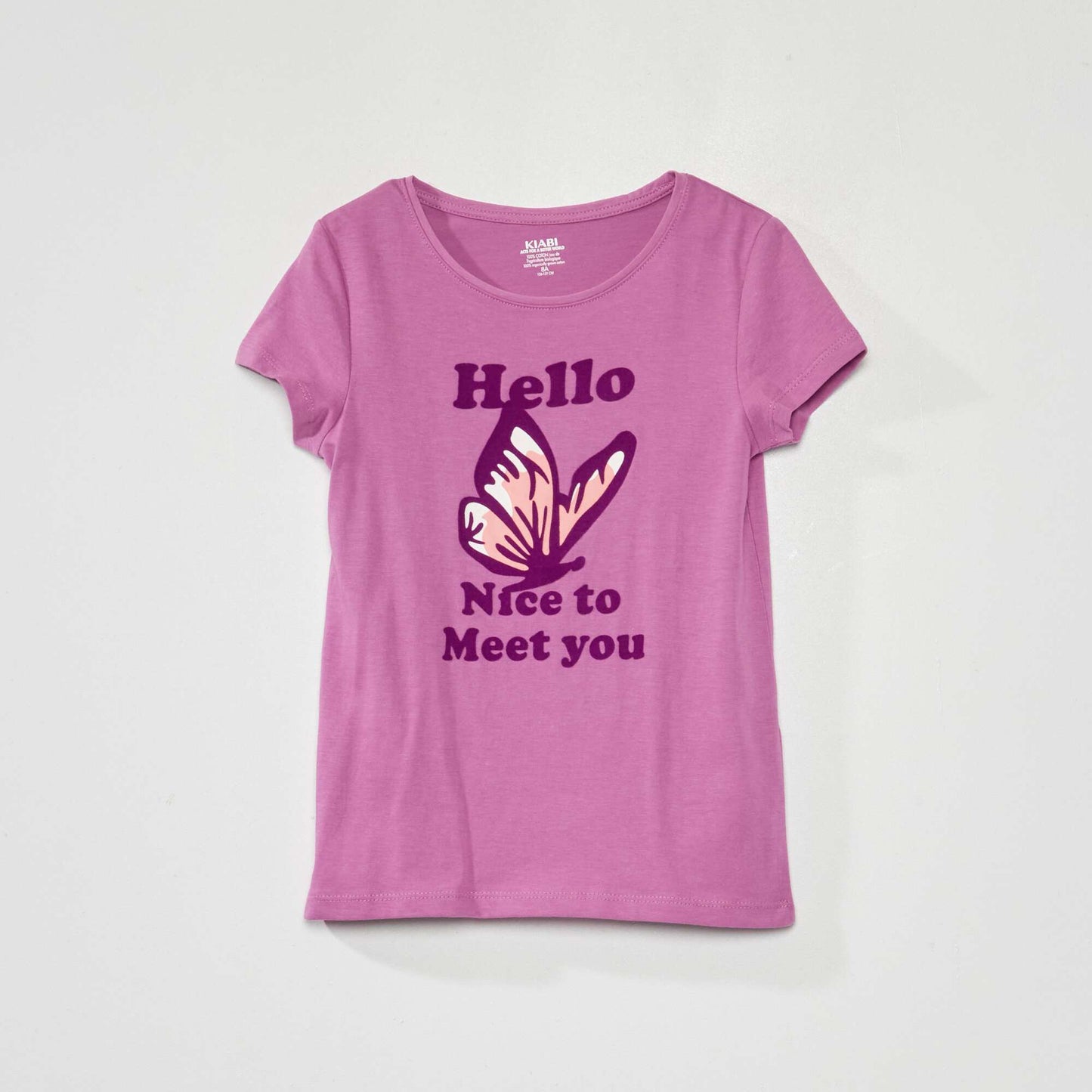 T-shirt manches courtes Violet