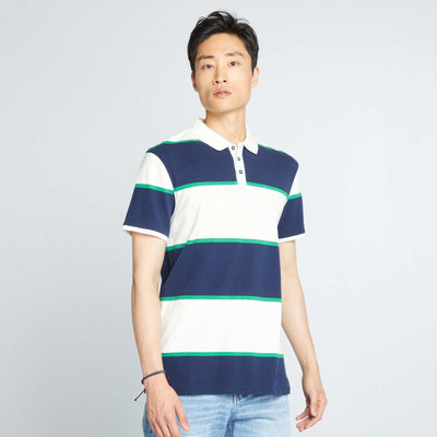 Polo ray en piqu de coton RAY SNOBLU