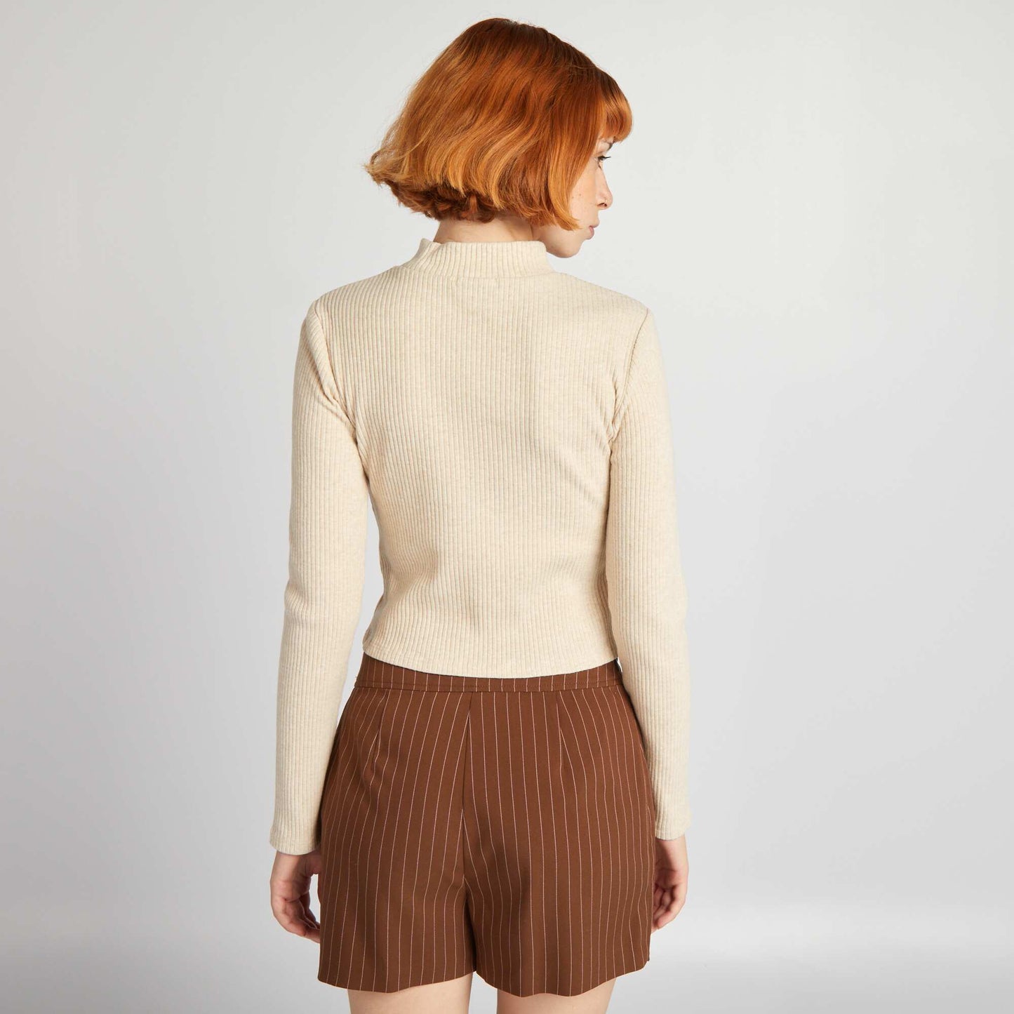 Sous-pull court c tel Beige