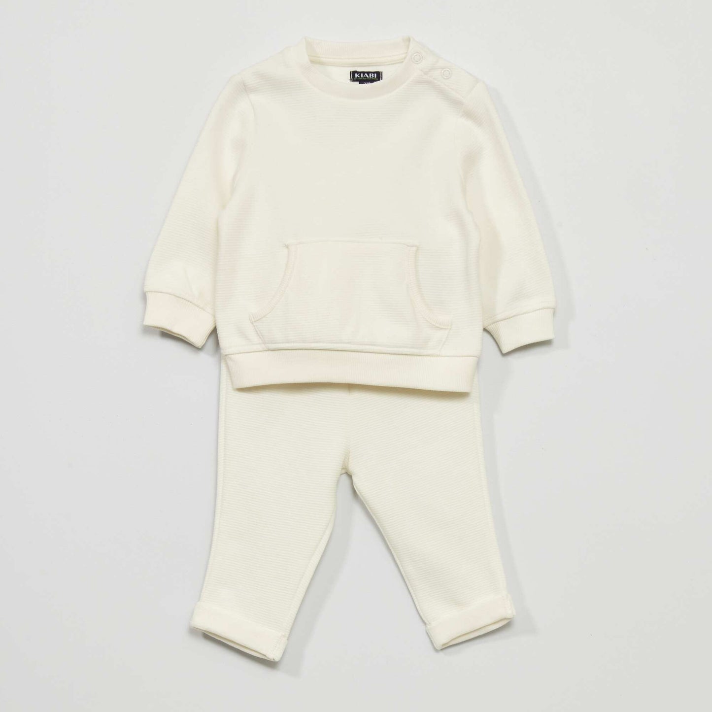 Ensemble t-shirt + pantalon de jogging - 2 pi ces Blanc