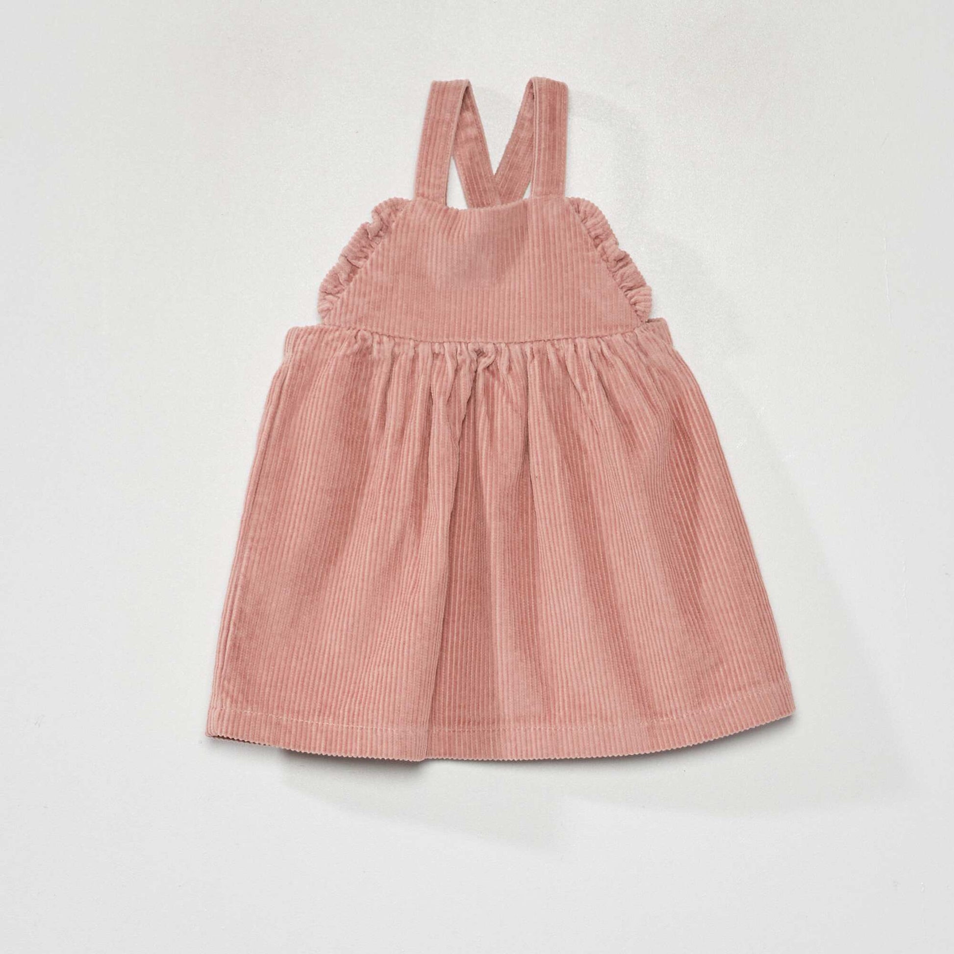 Robe en velours c tel vieux rose