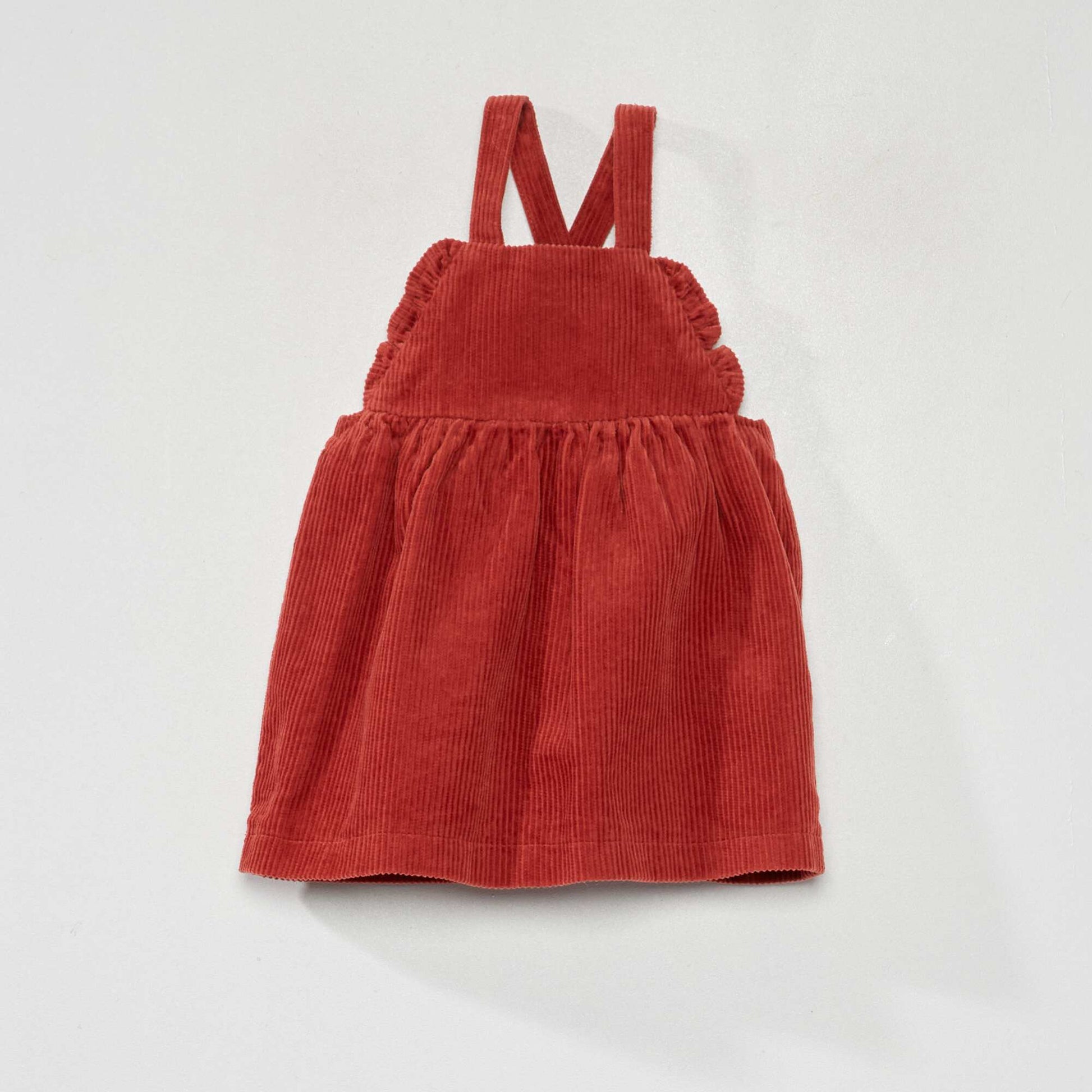 Robe en velours c tel Rouge