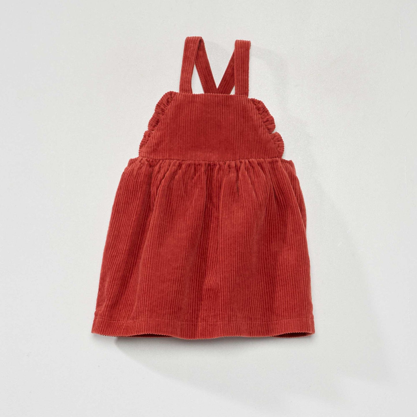 Robe en velours c tel Rouge