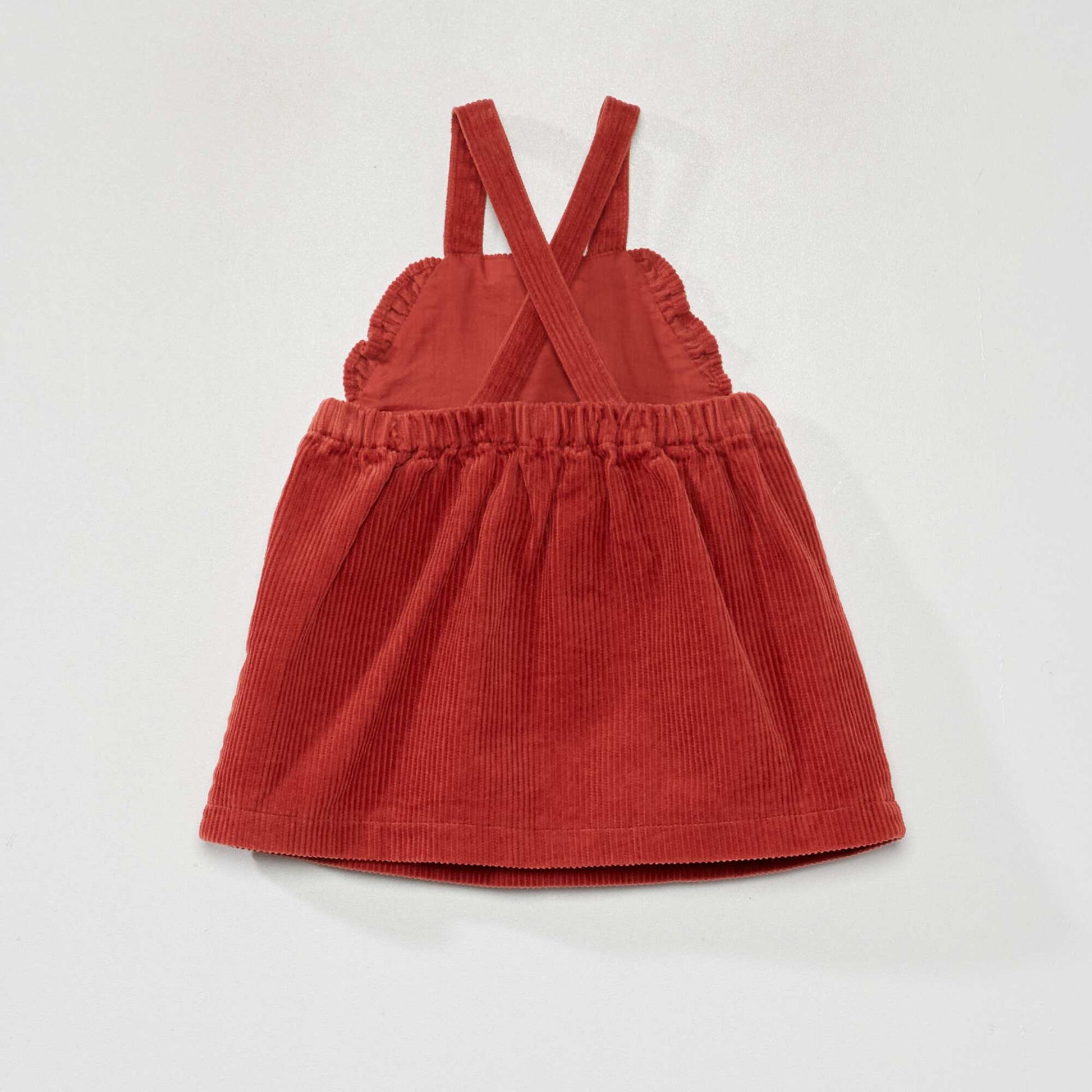 Robe en velours c tel Rouge
