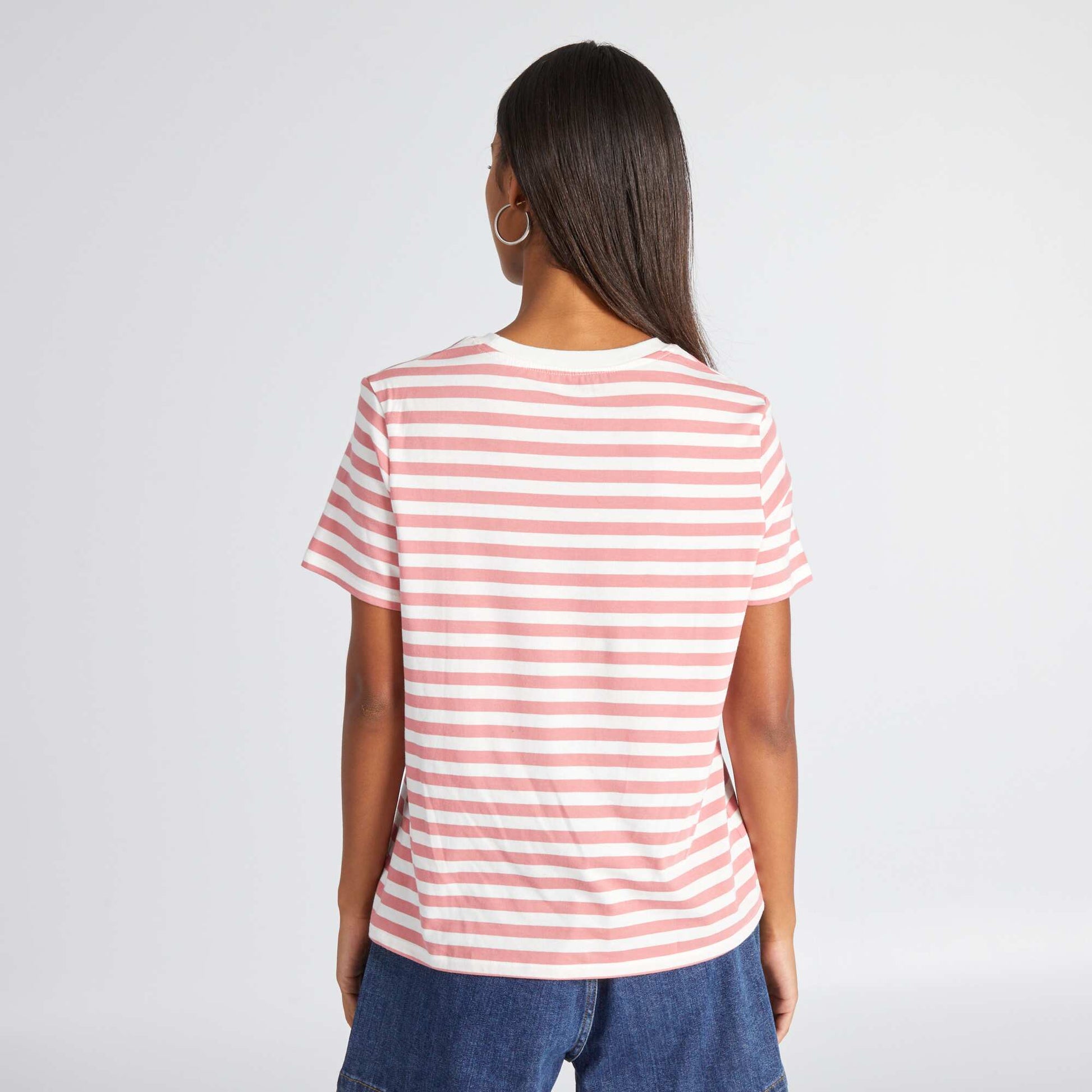 Tee-shirt imprim ray Rose