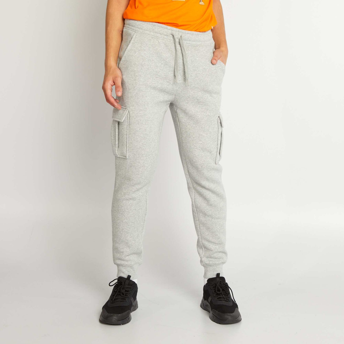 Pantalon de jogging en molleton Gris