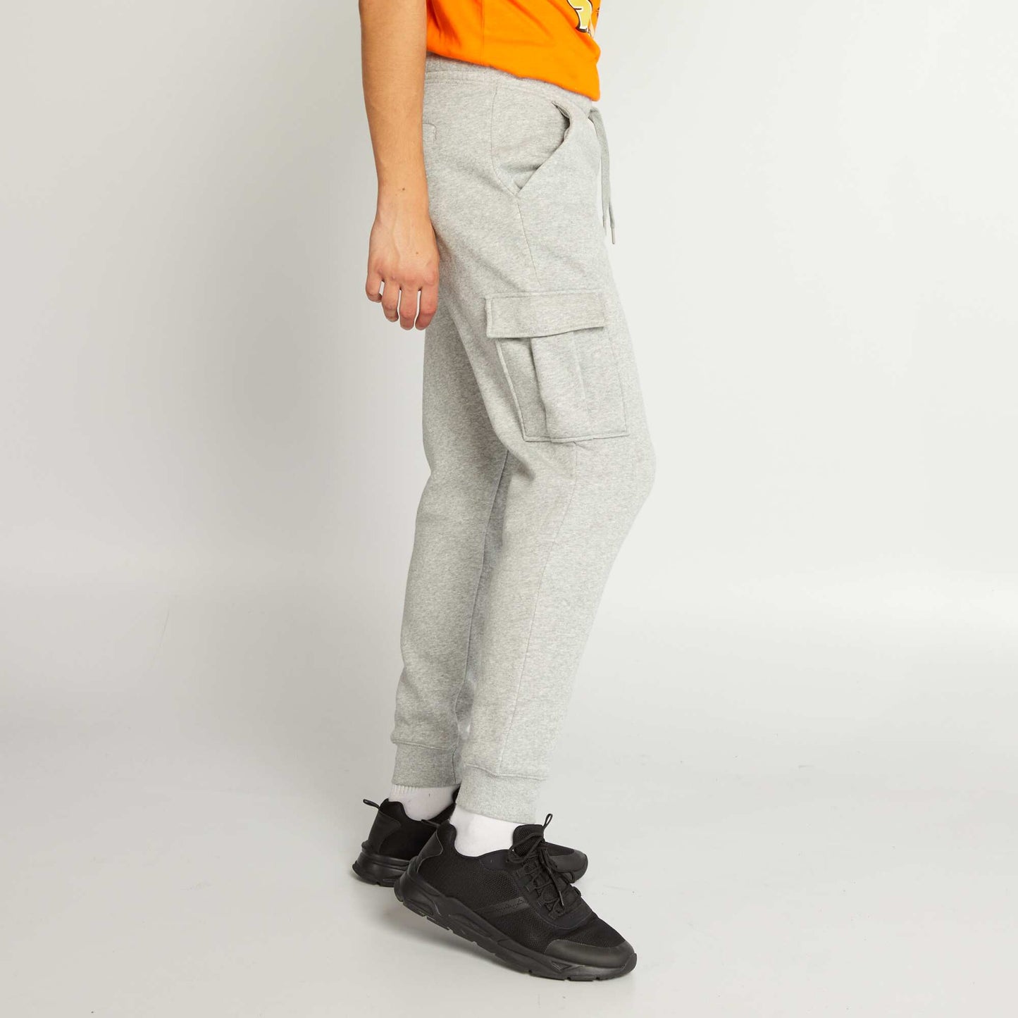 Pantalon de jogging en molleton Gris