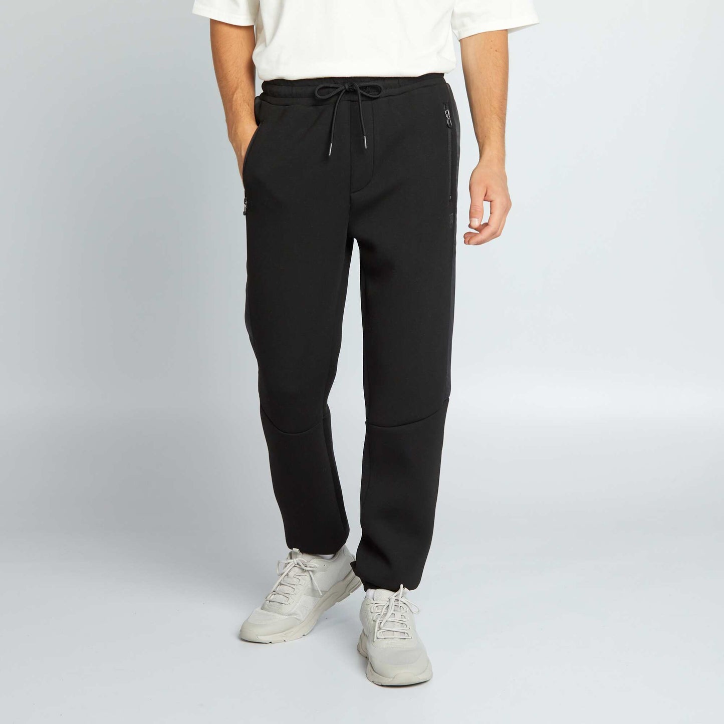 Pantalon de jogging bi-mati re Noir