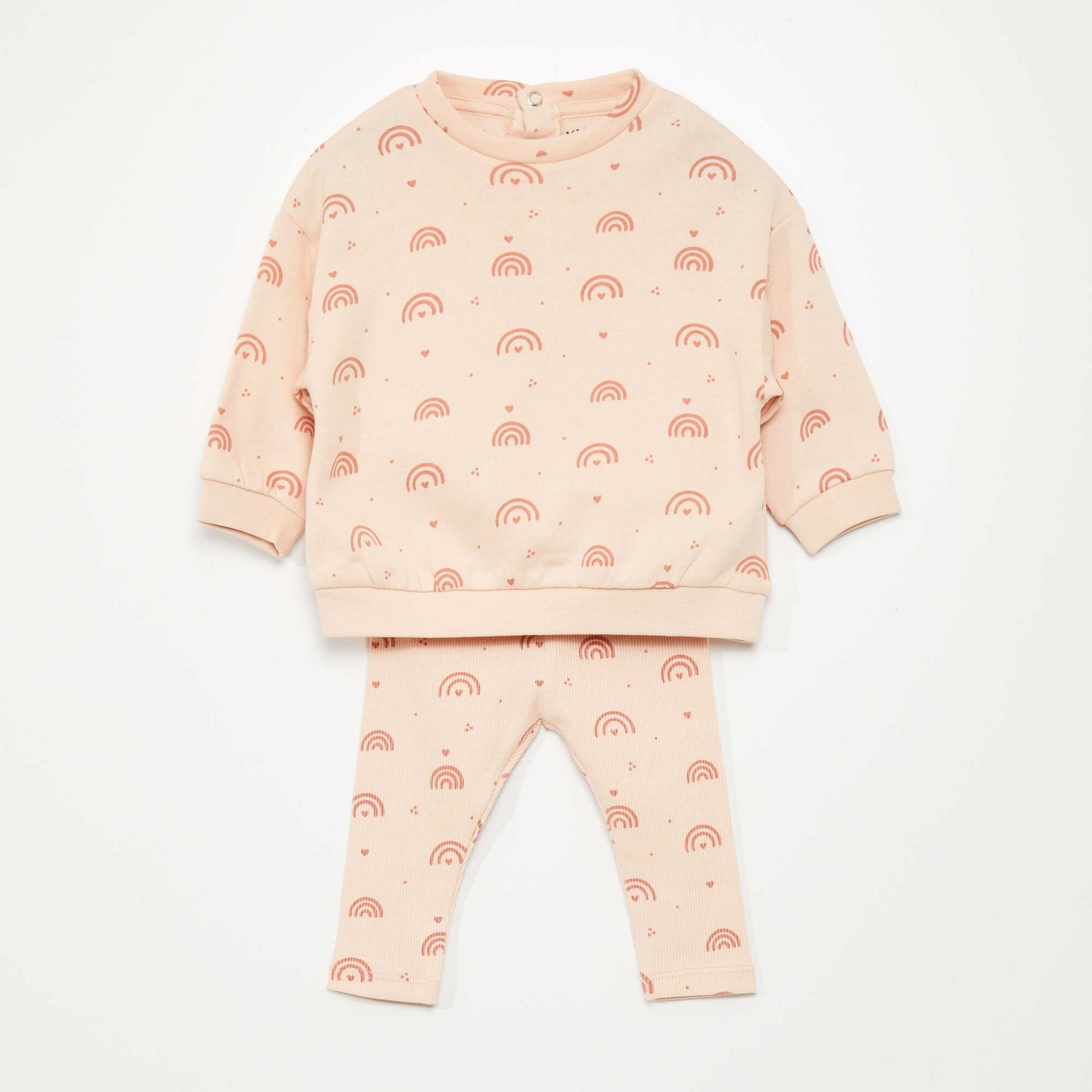 Ensemble sweat + pantalon - 2 pi ces Beige