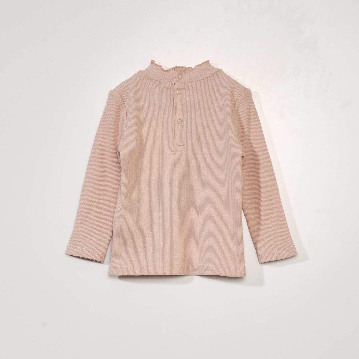 Sous pull c tel avec demi ouverture dos Rose clair