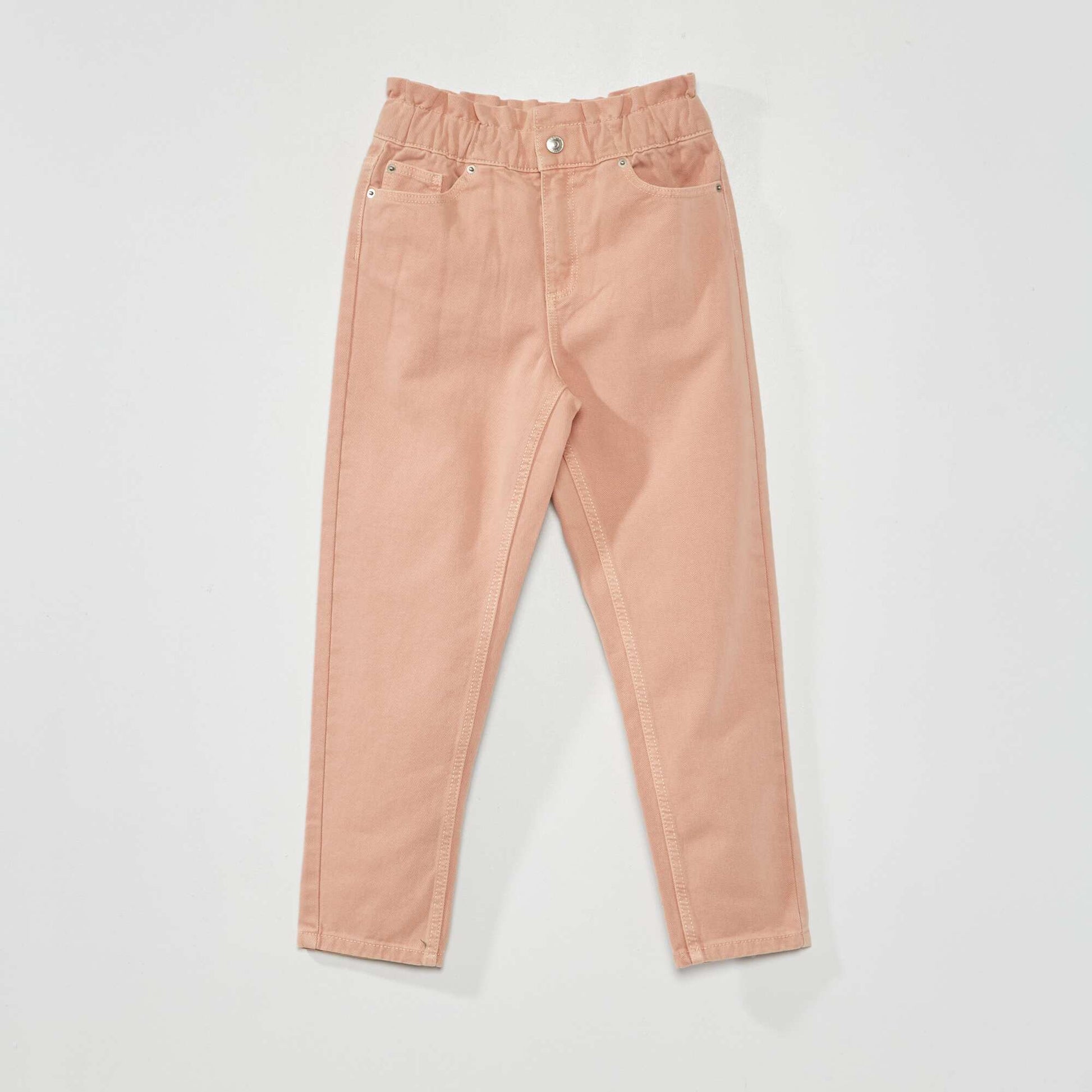 Pantalon denim coupe mom Rose