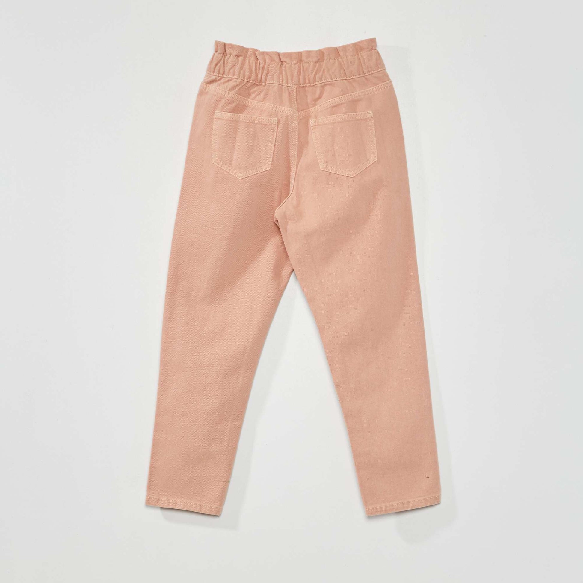 Pantalon denim coupe mom Rose
