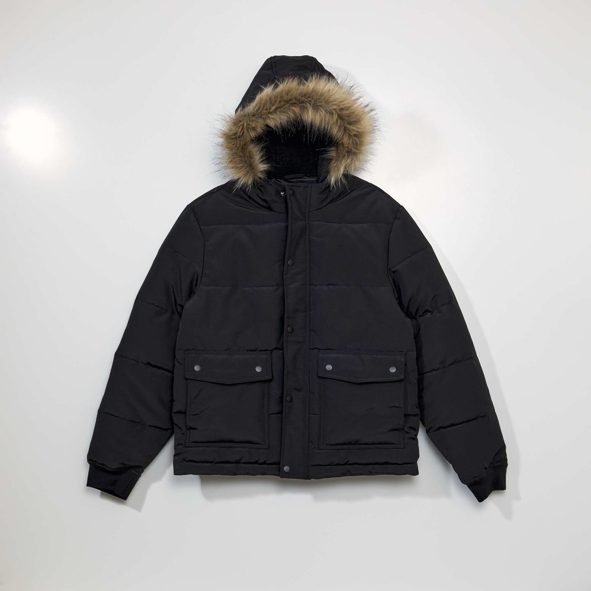 Doudoune matelass e noir