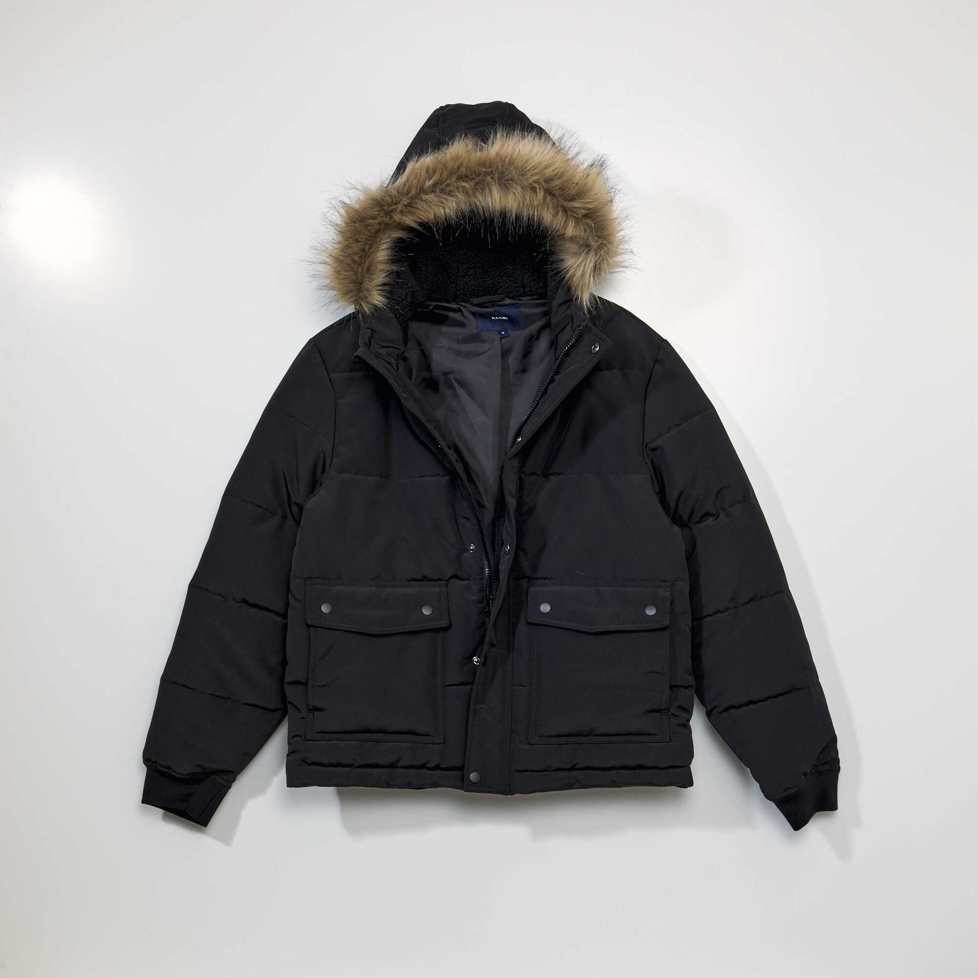 Doudoune matelass e noir