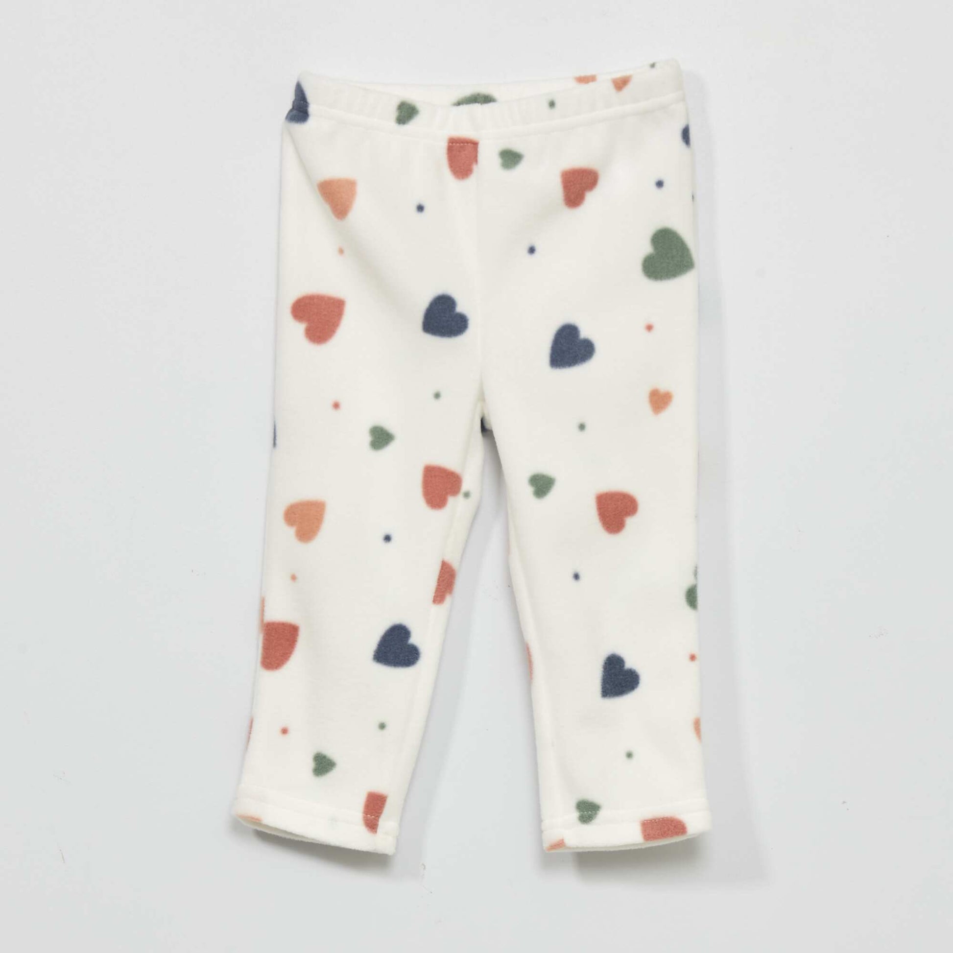 Ensemble pyjama polaire - 2 pi ces Blanc