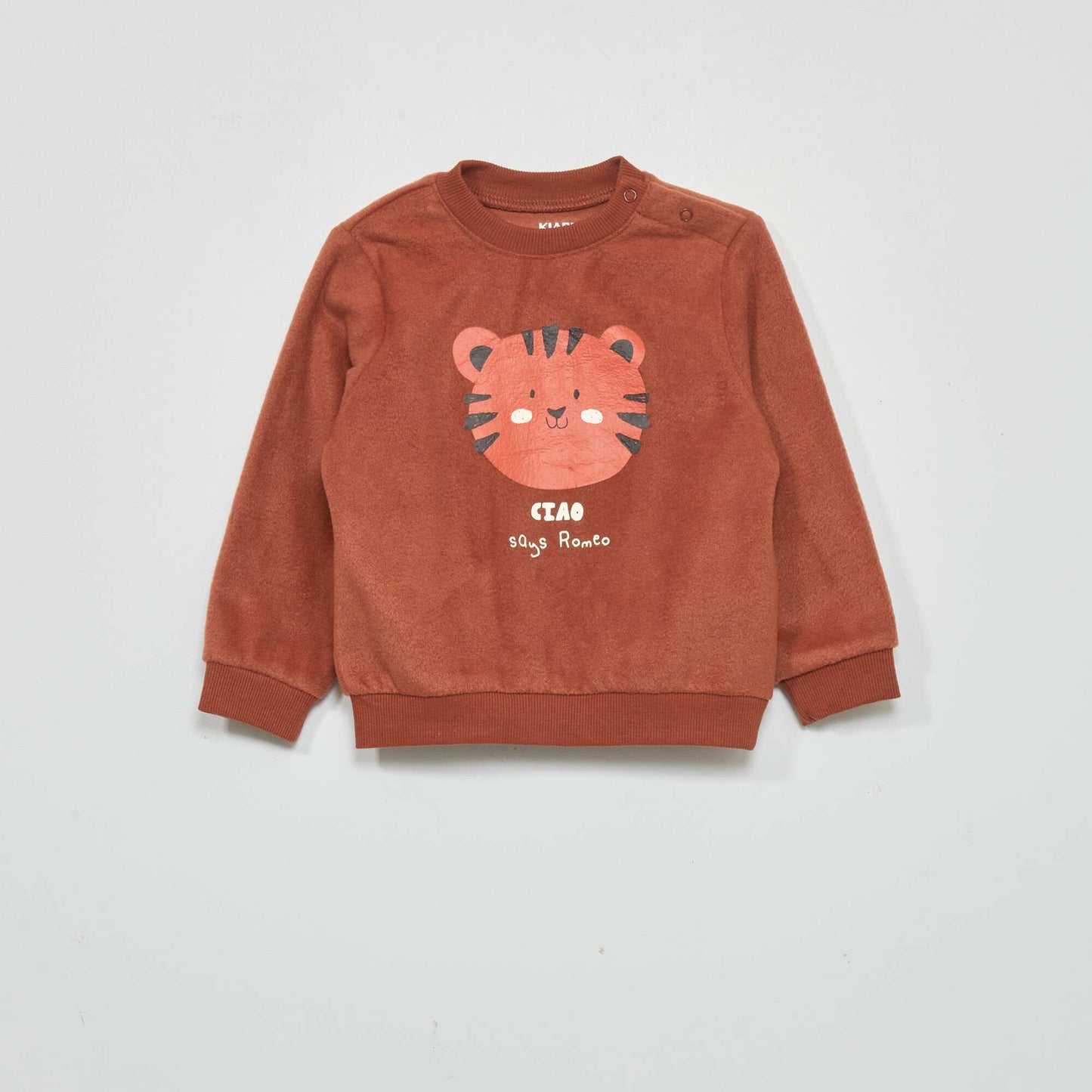 Ensemble pyjama polaire - 2 pi ces Marron