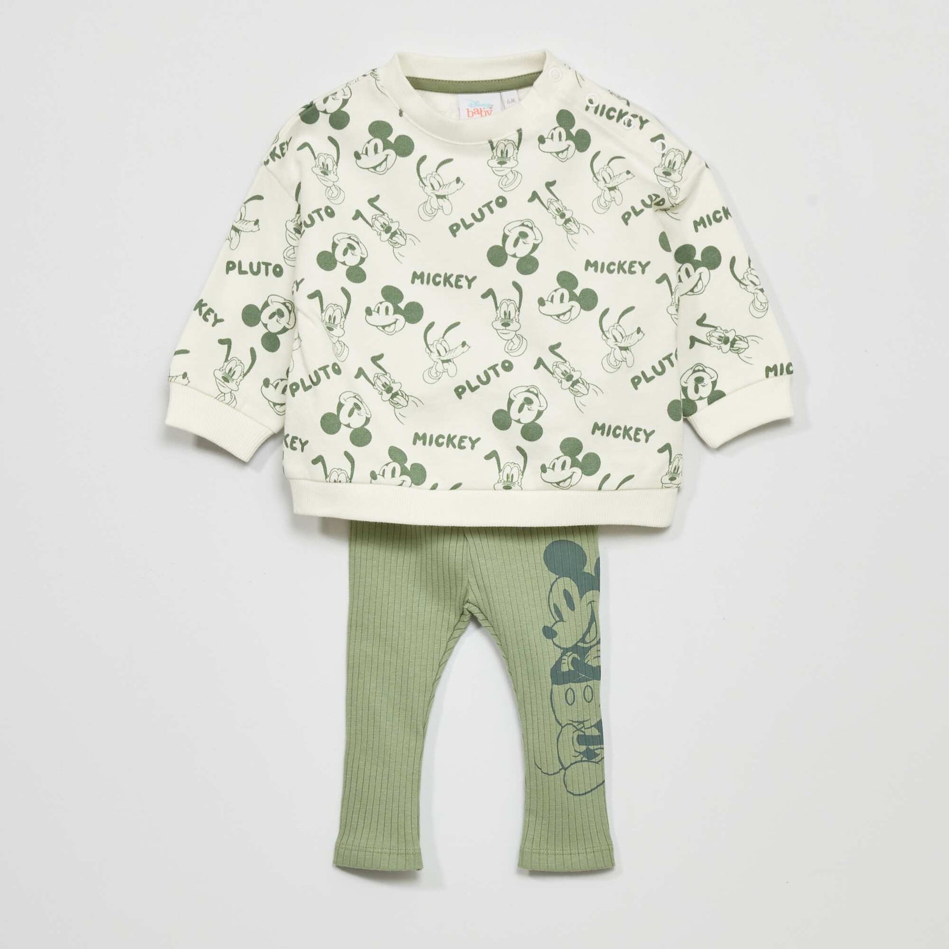 Ensemble 'Mickey' sweat + pantalon - 2 pi ces Bleu/blanc