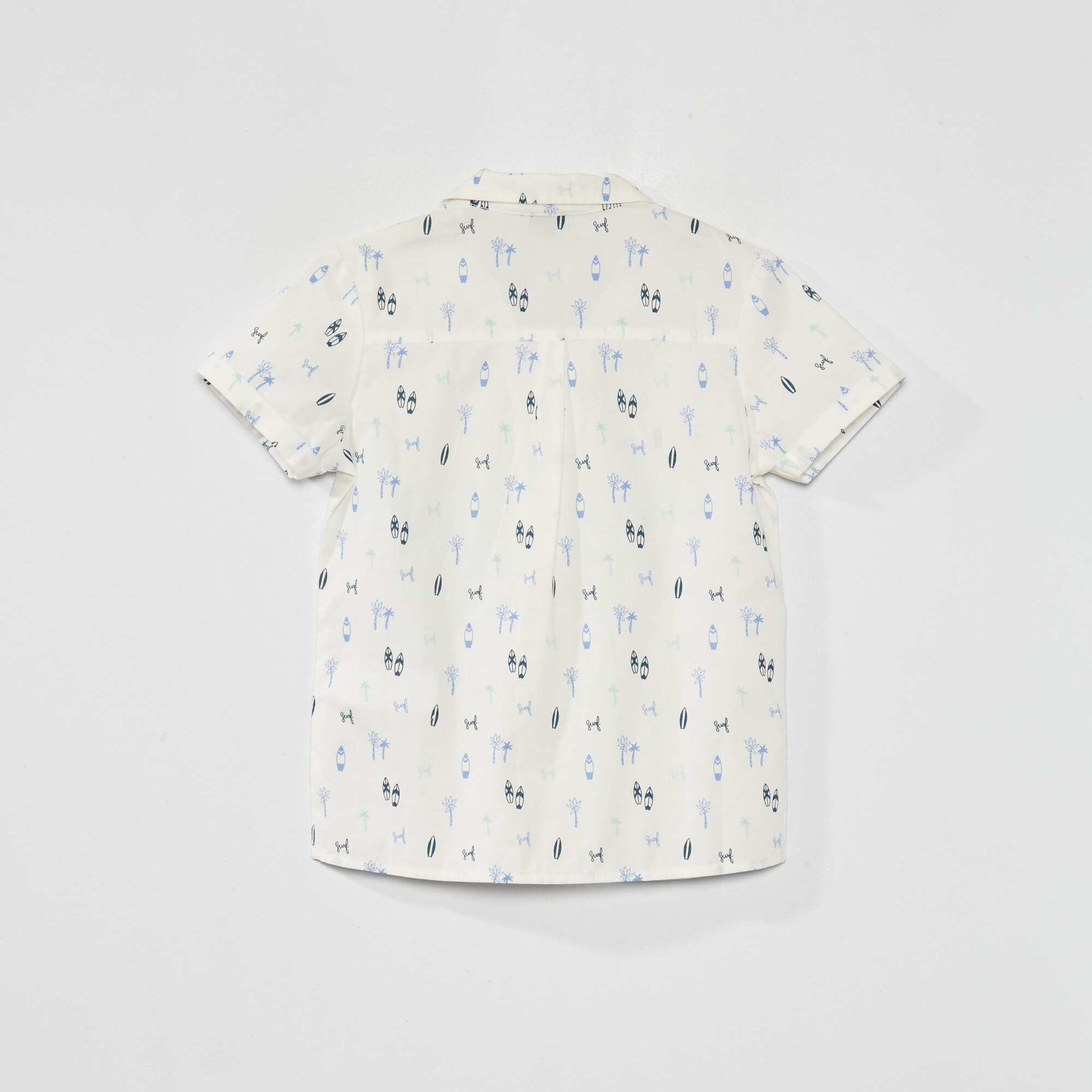 Chemise manches courtes Blanc