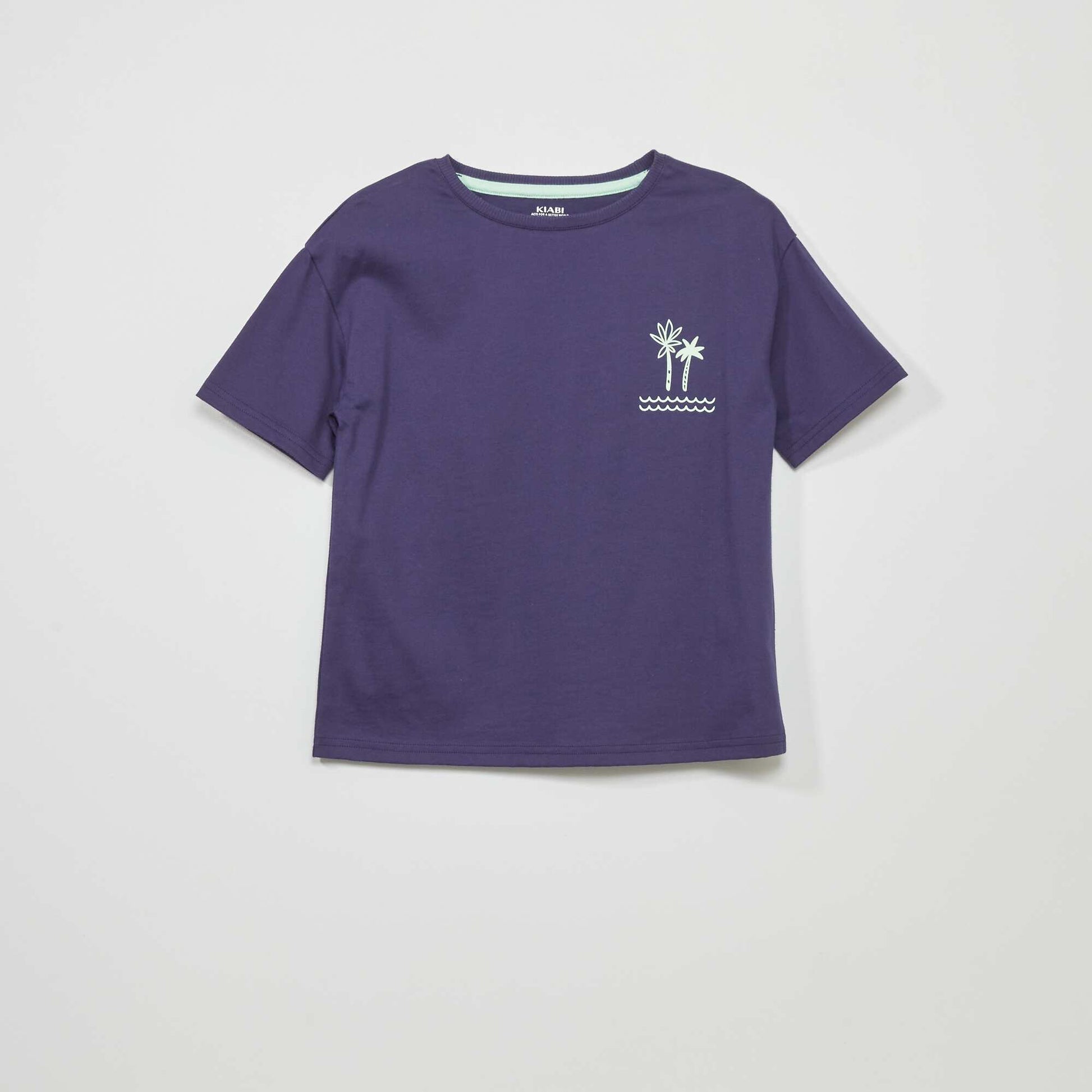 T-shirt imprim 'Surf' 'Hawa ' Marine