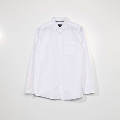Chemise oxford blanc
