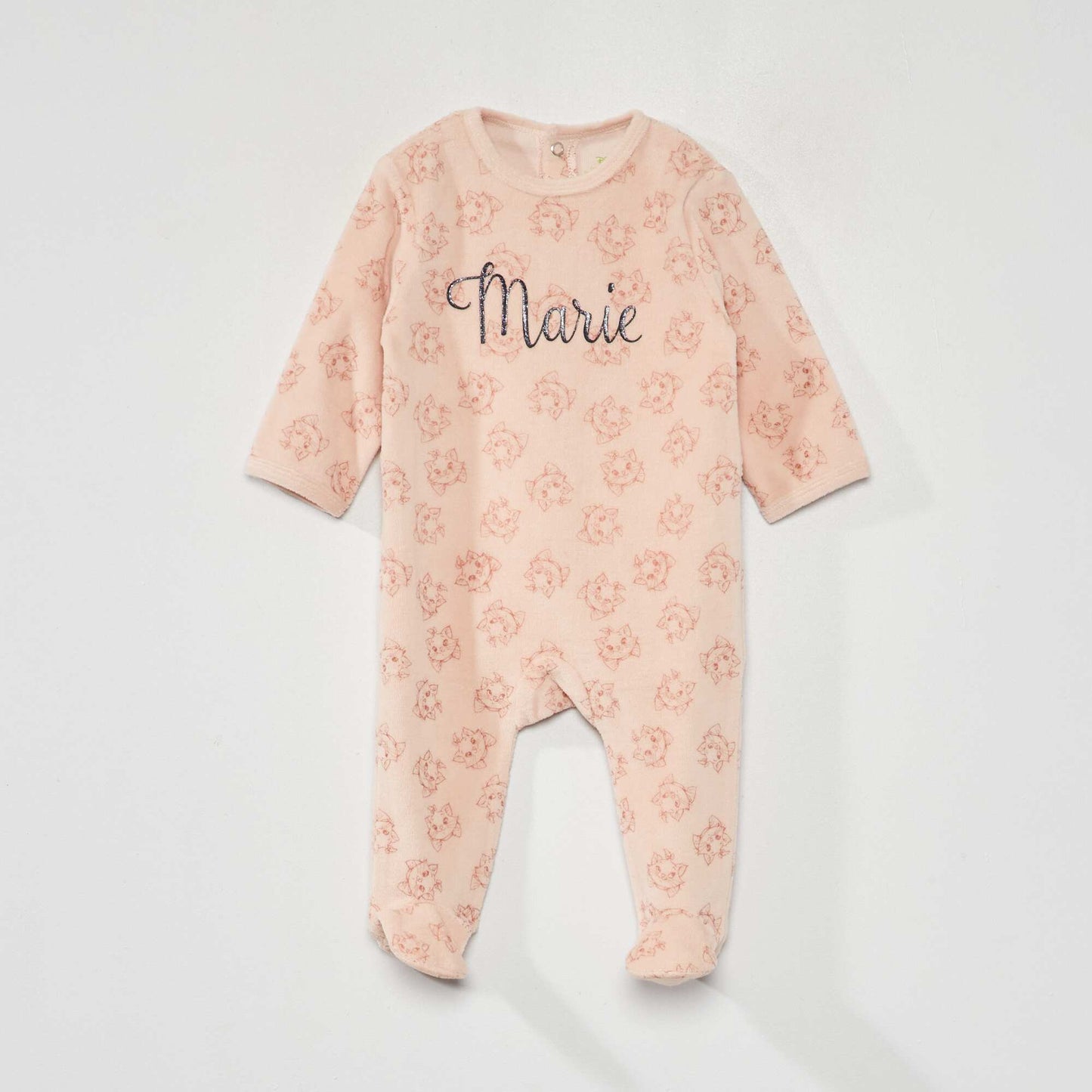 Pyjama en velours 'Disney' Rose