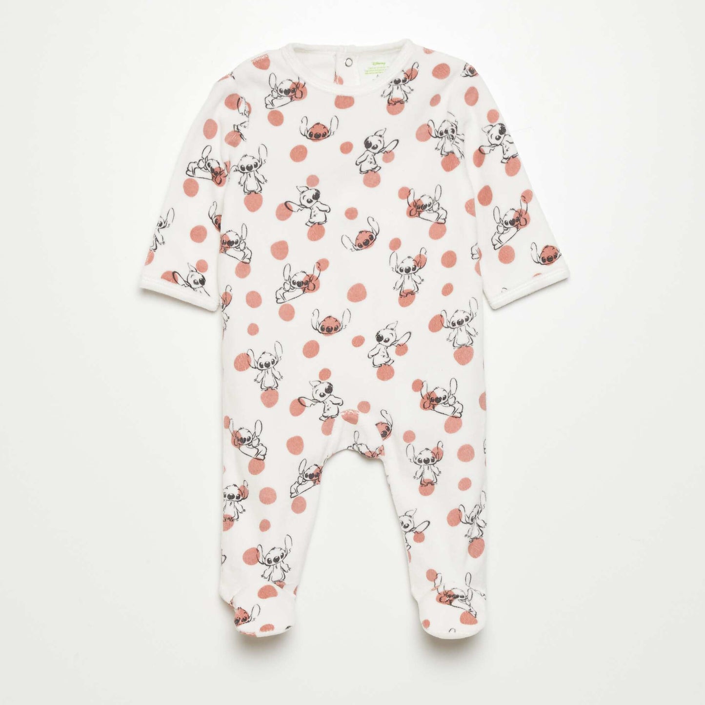 Lot 1 pyjama en velours + 1 body coton 'Stitch' Stitch