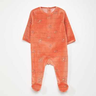 Lot 1 pyjama en velours + 1 body coton 'Simba' simba