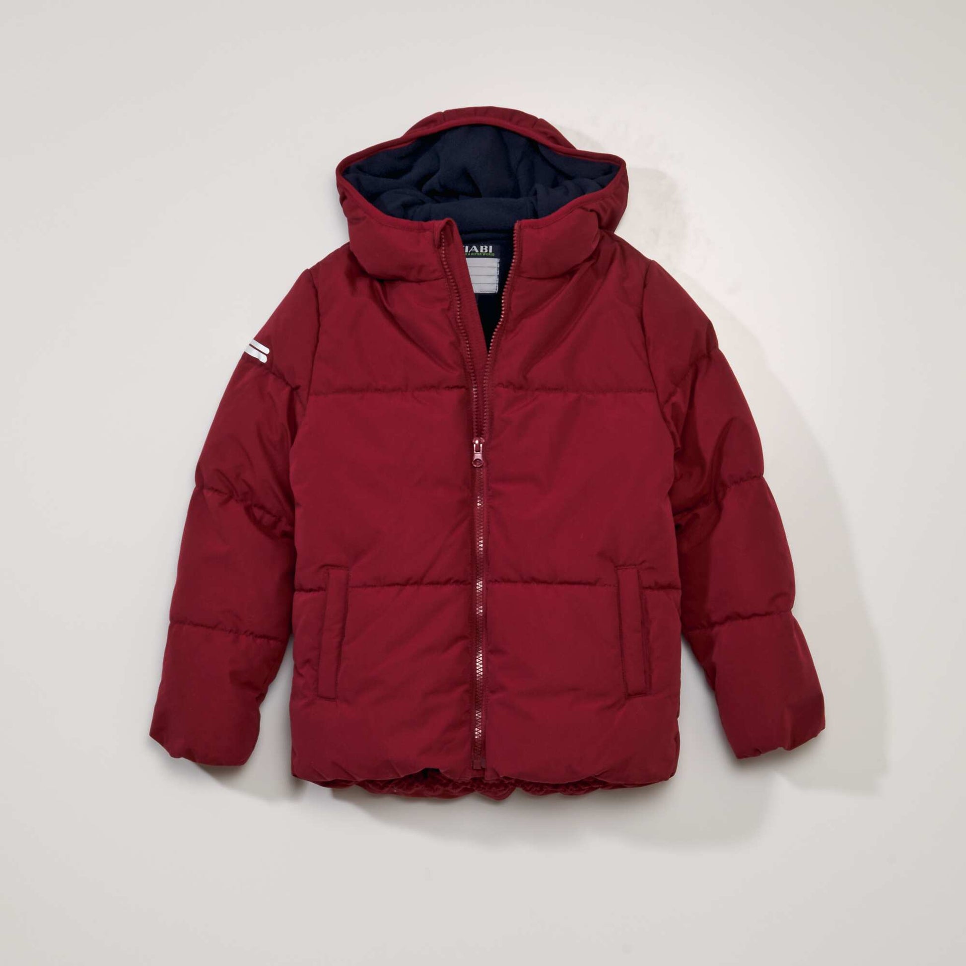 Doudoune en bouteilles recycl es Rouge