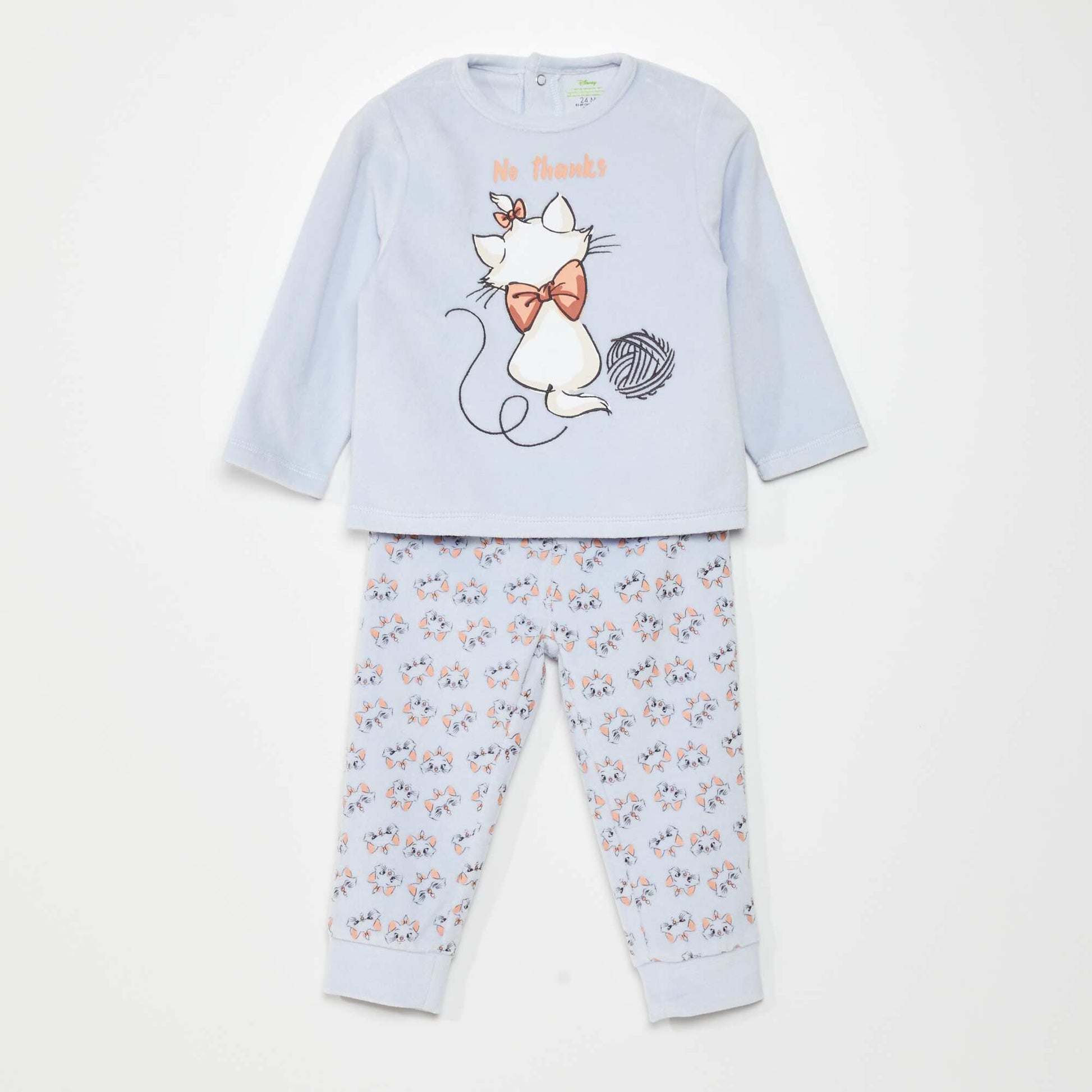 Ensemble de pyjama en velours 'Disney' - 2 pi ces Bleu