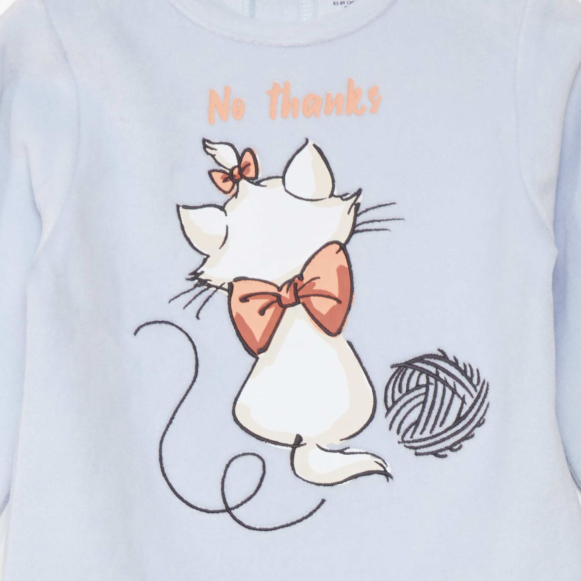 Ensemble de pyjama en velours 'Disney' - 2 pi ces Bleu
