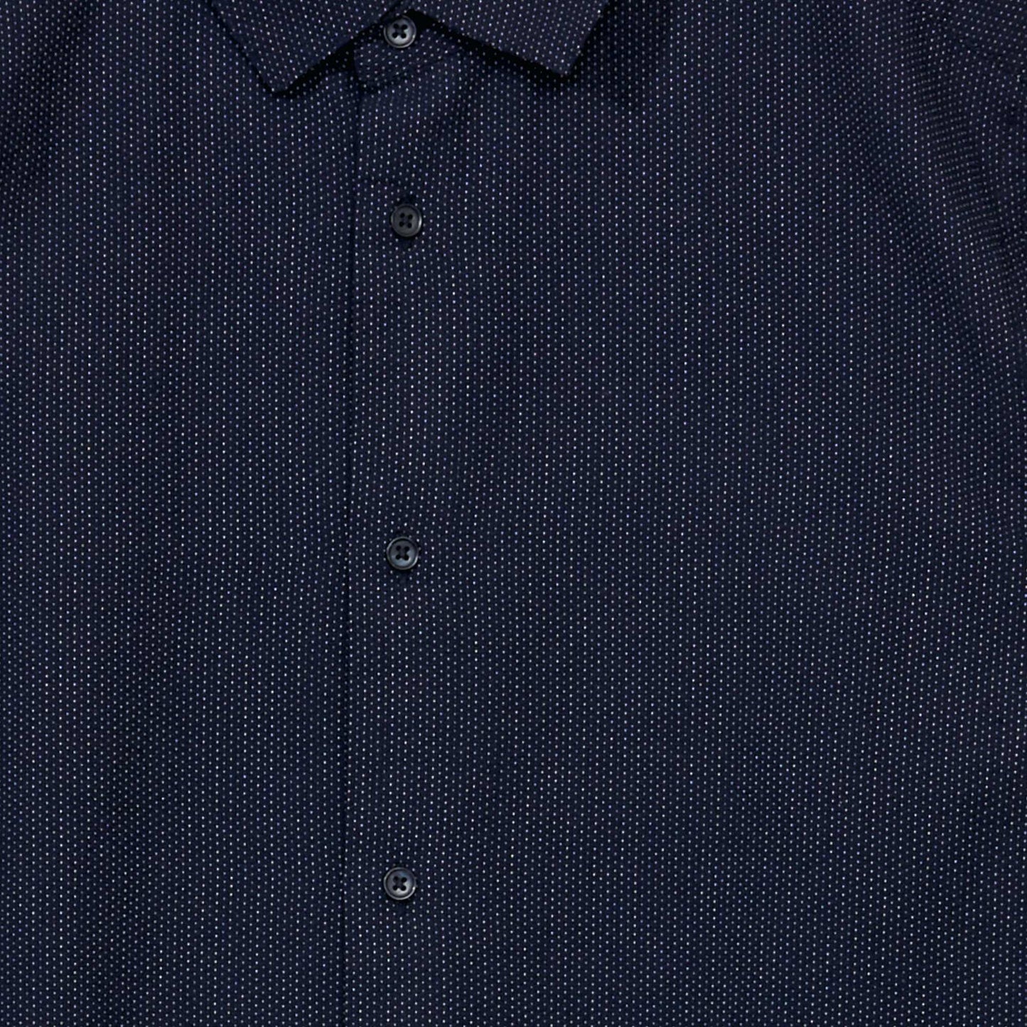 Chemise en coton motif Bleu