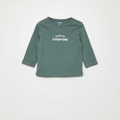 T-shirt en jersey Vert