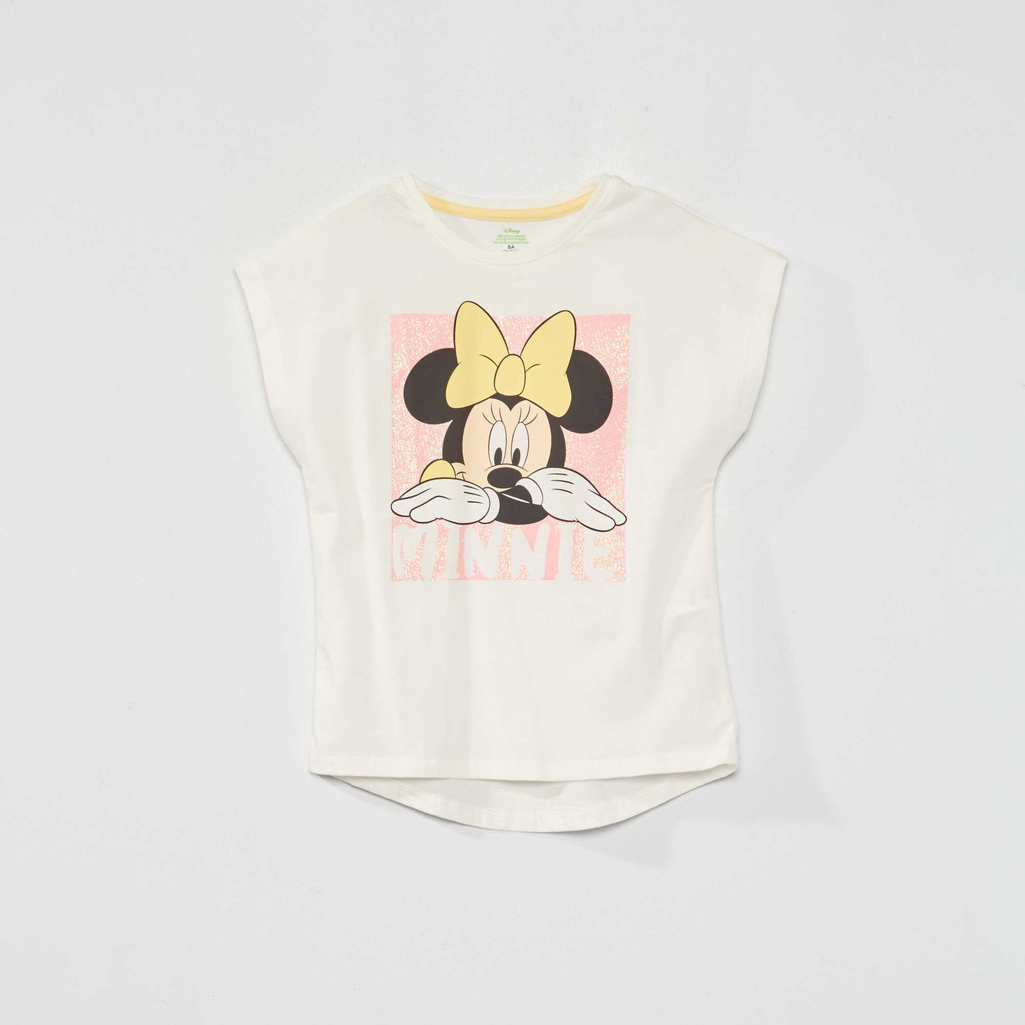 T-shirt en jersey 'Disney' paillet Blanc