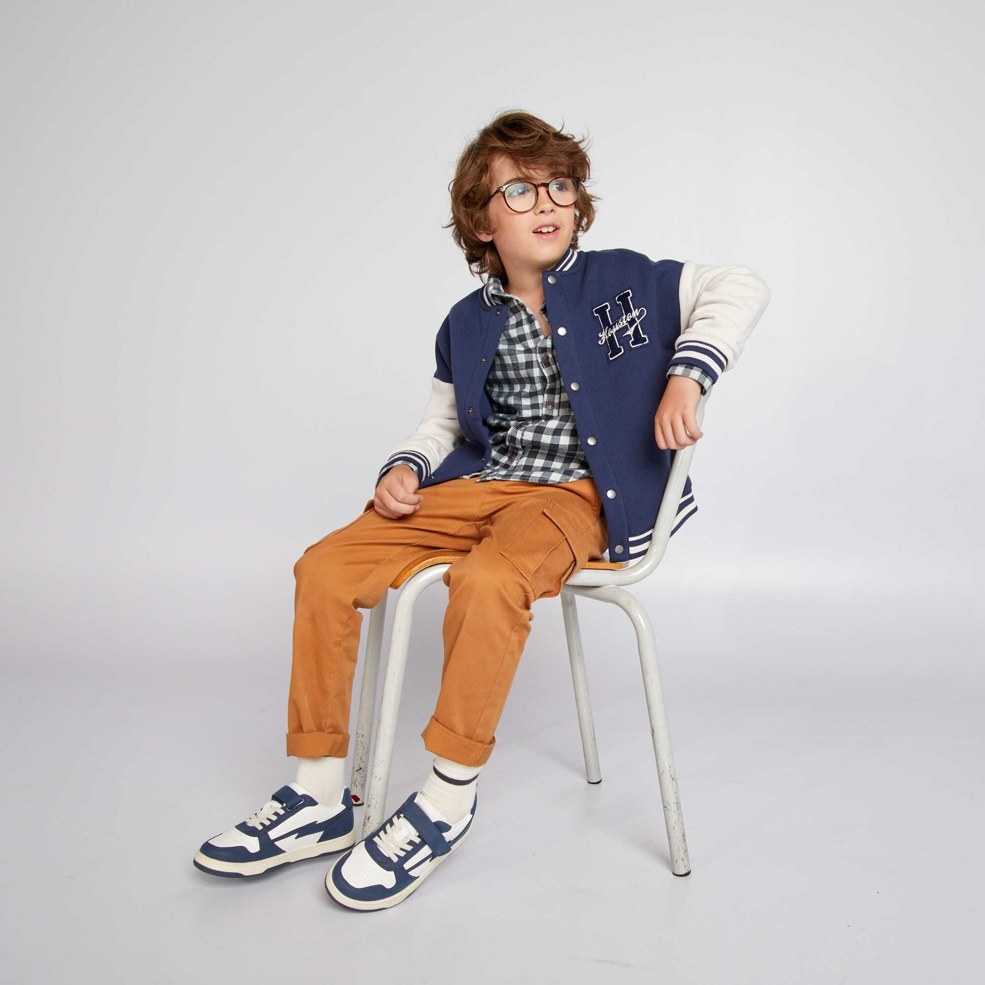 Chemise en flanelle Bleu