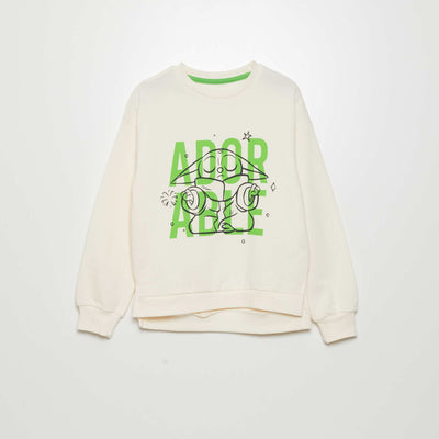 Sweat 'Grogu' 'Disney' Blanc