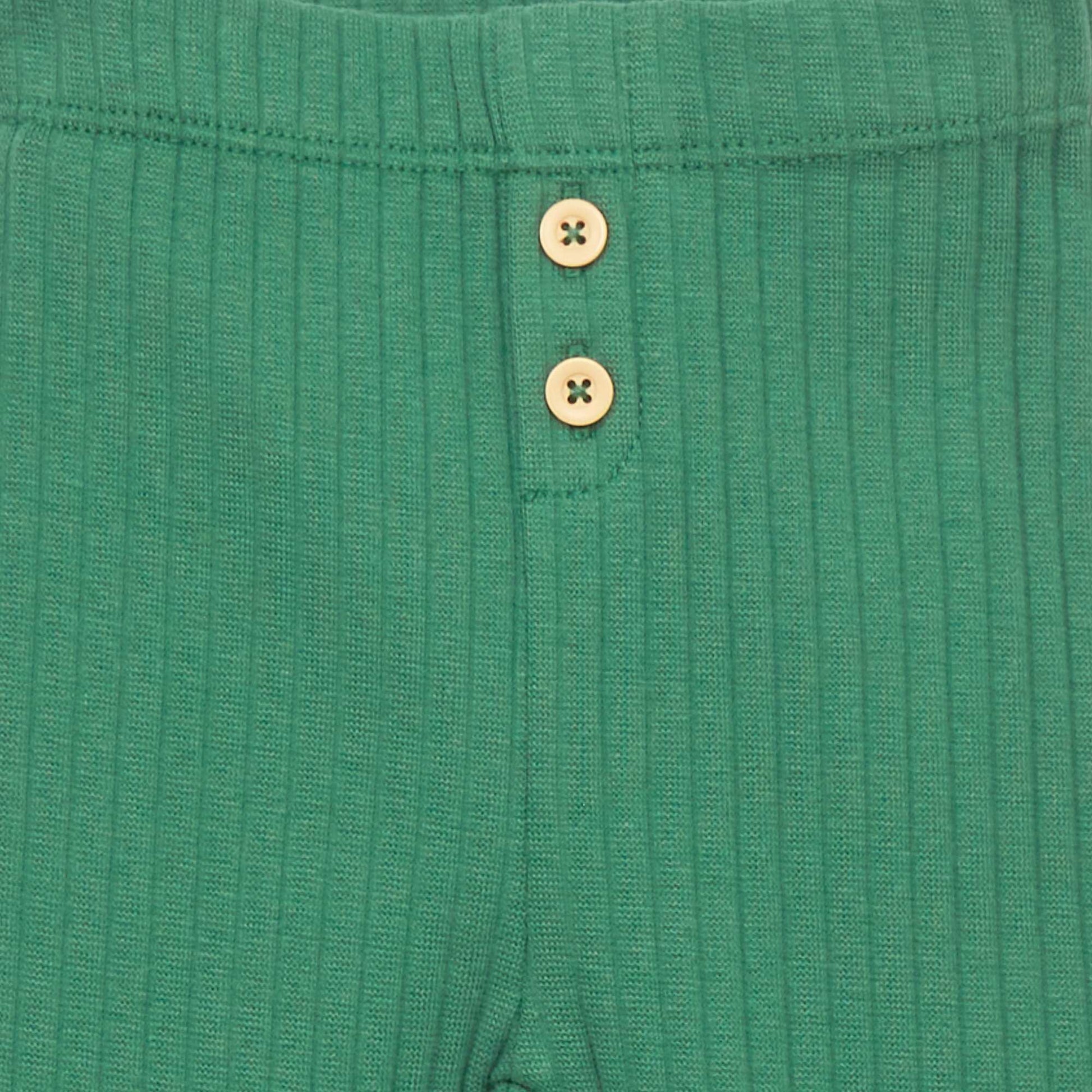 Lot de 2 leggings Beige/vert
