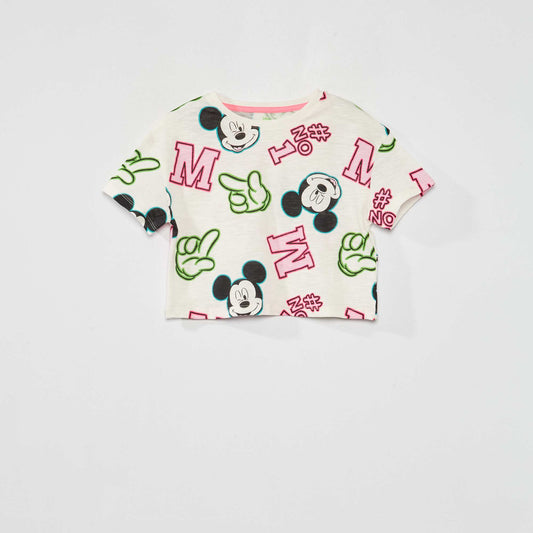 T-shirt en jersey 'Disney' Blanc