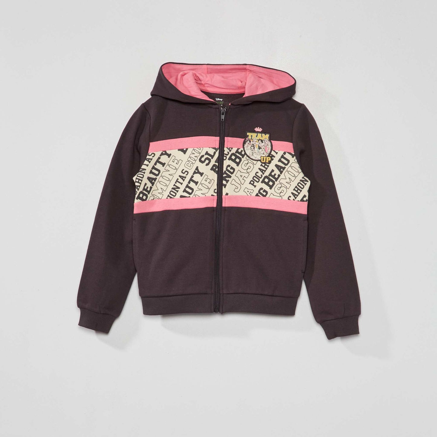 Sweat capuche 'Disney Princesse' Gris