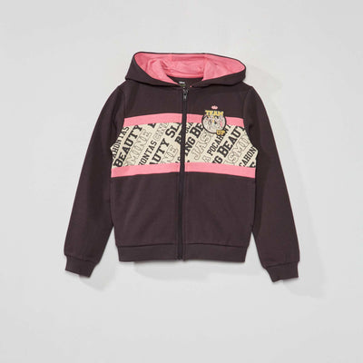 Sweat capuche 'Disney Princesse' Gris