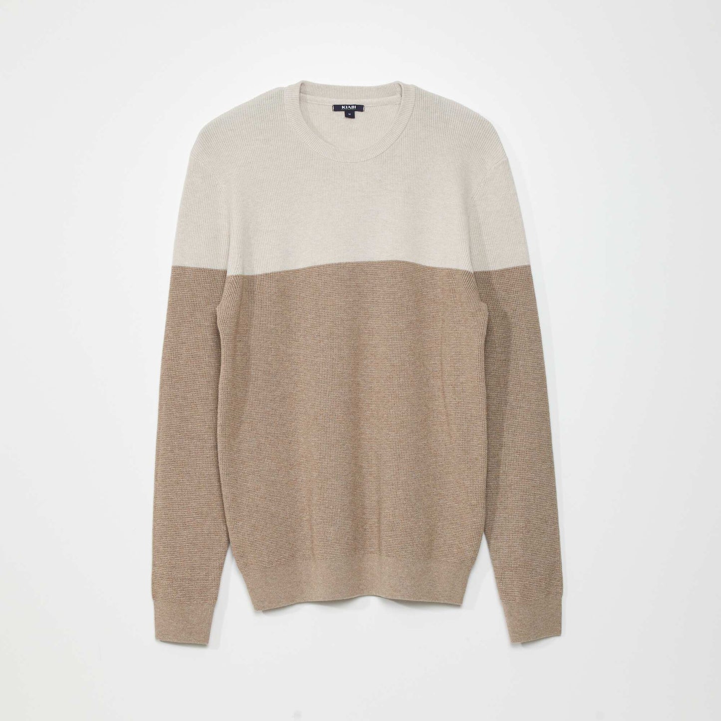 Pull en maille Beige/gris