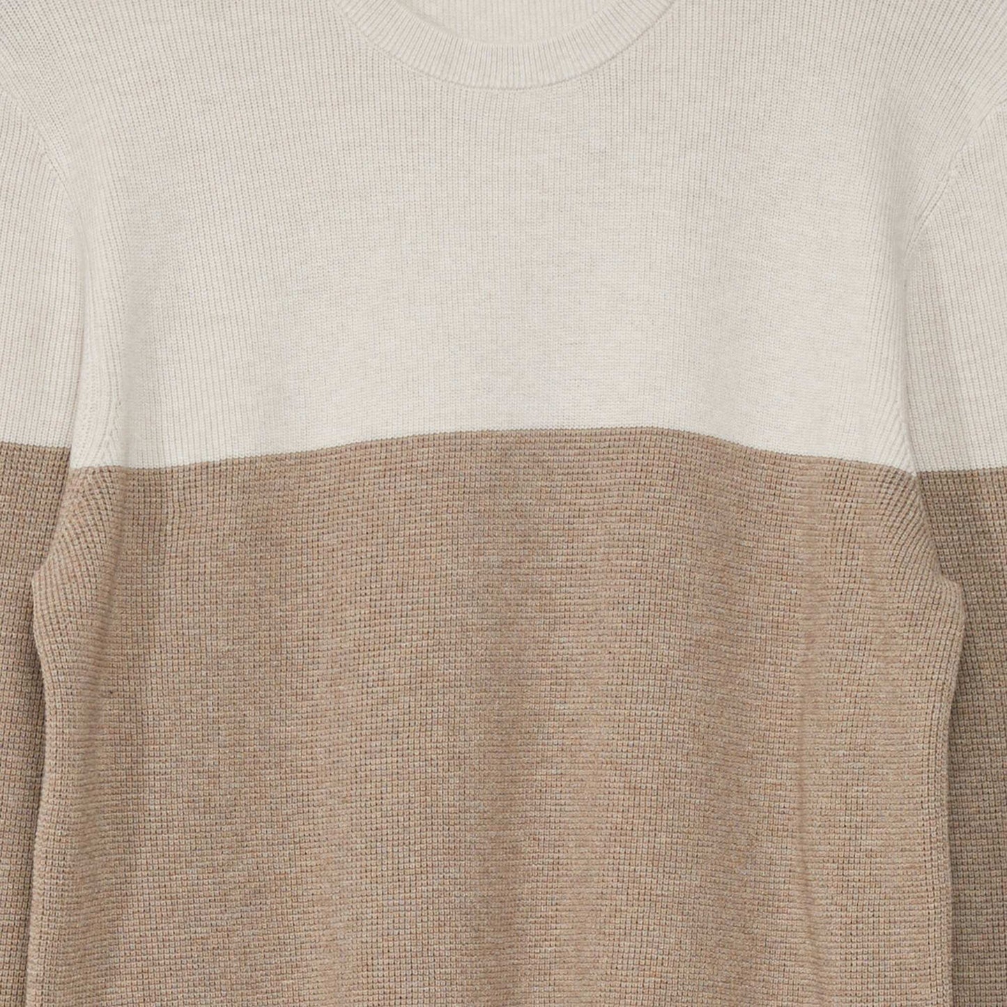 Pull en maille Beige/gris